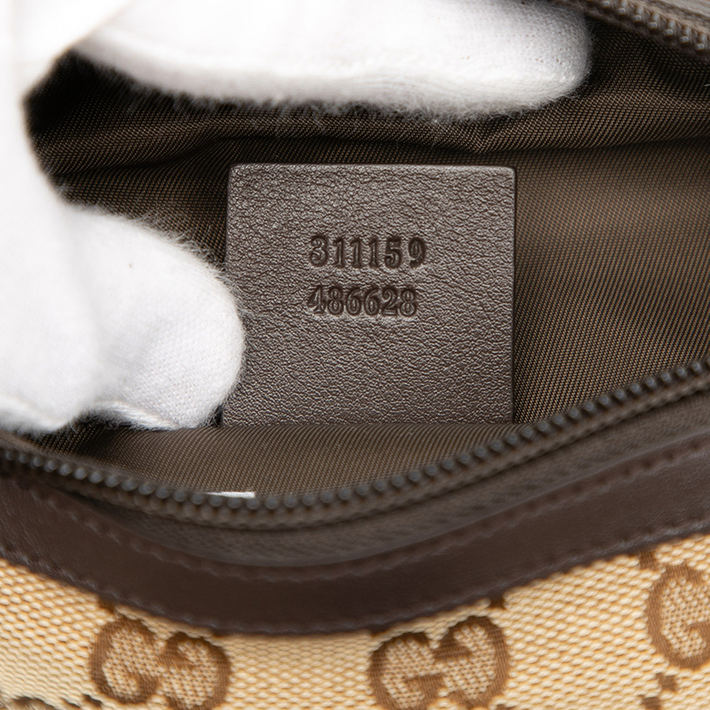 Pre-Loved Gucci GG Canvas Web Childrens Belt Bag - Picture 6 of 8